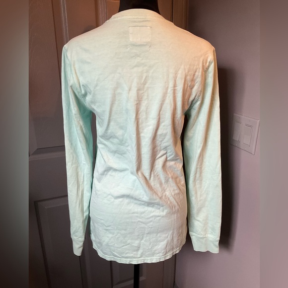 Goodfellow & Co. small aqua long sleeve tshirt - Picture 2 of 2